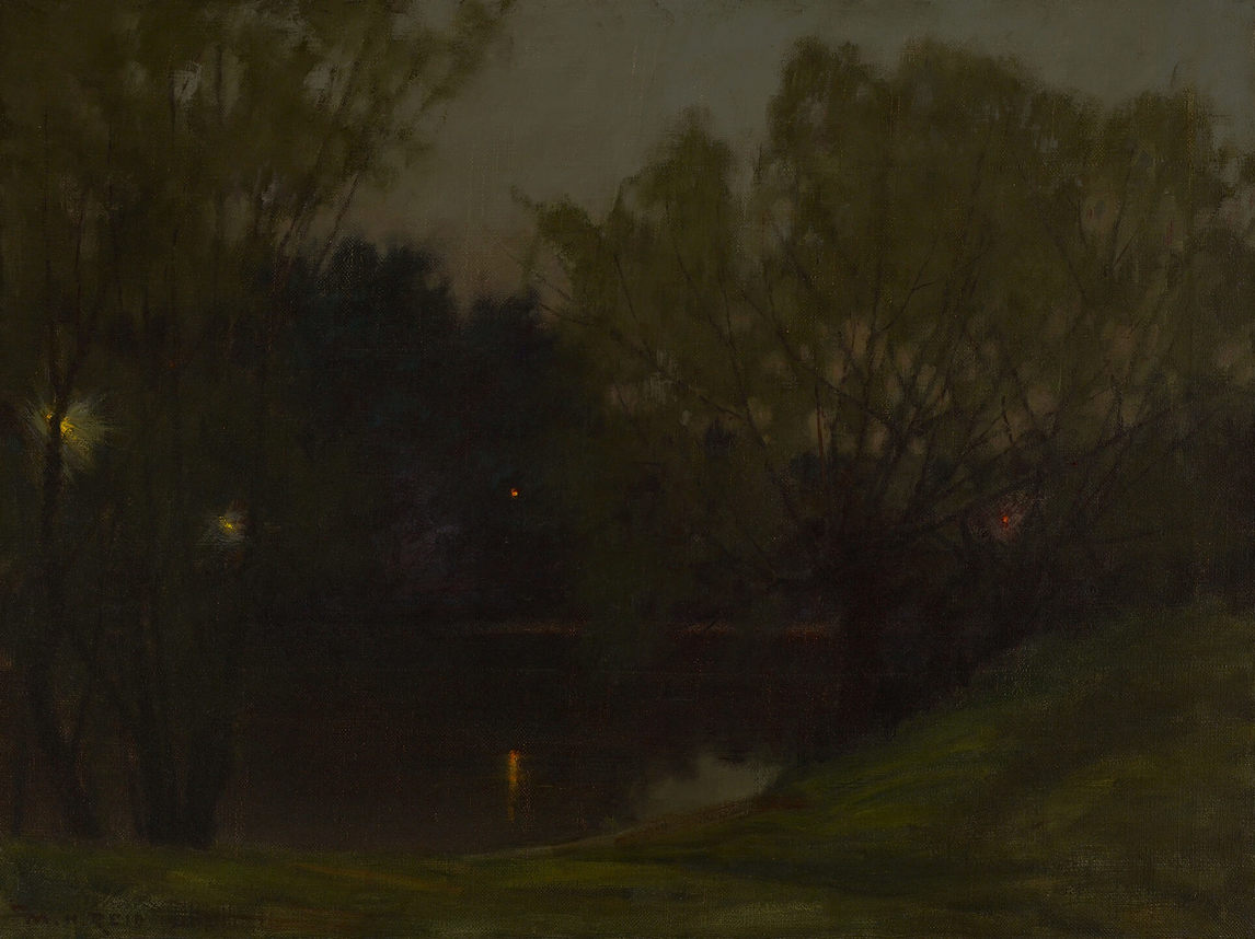 Mary Hiester Reid, At Twilight, Wychwood Park (Au crépuscule, Wychwood Park), 1911