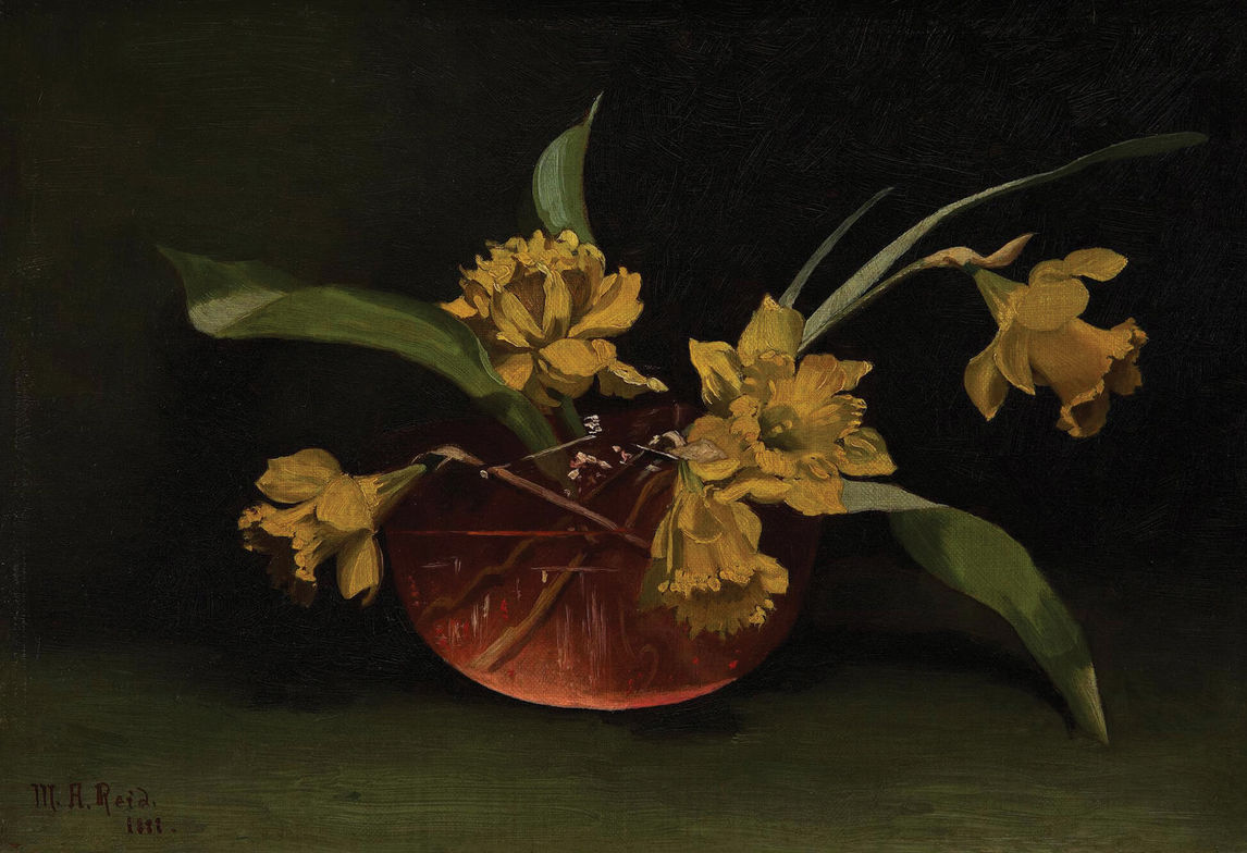 Mary Heister Reid, Daffodils, 1888