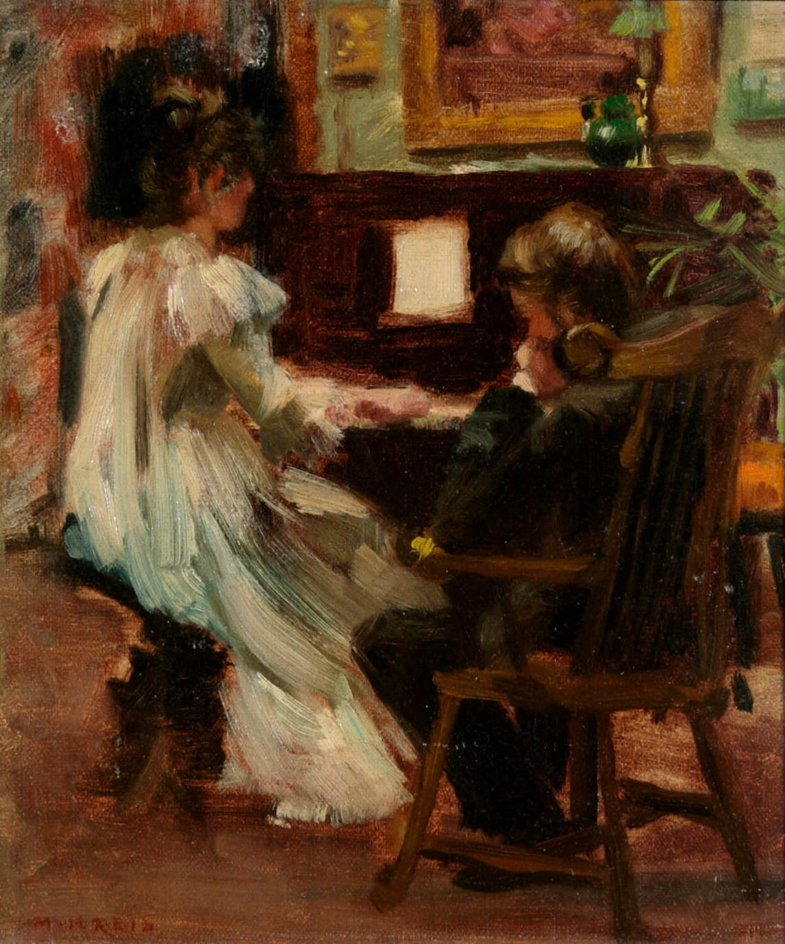 Mary Hiester Reid, Study for “An Idle Hour,” c.1896