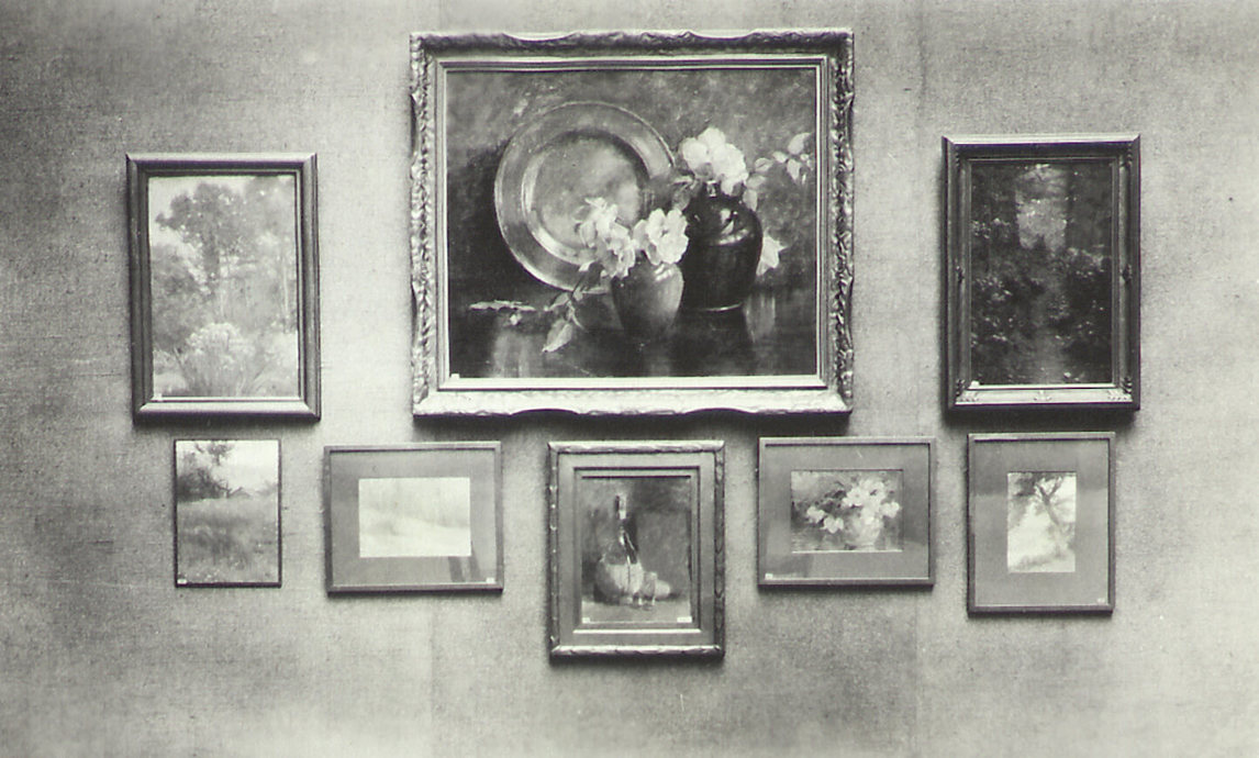 Installation view of the Memorial Exhibition of Paintings by Mary Hiester Reid, 1922