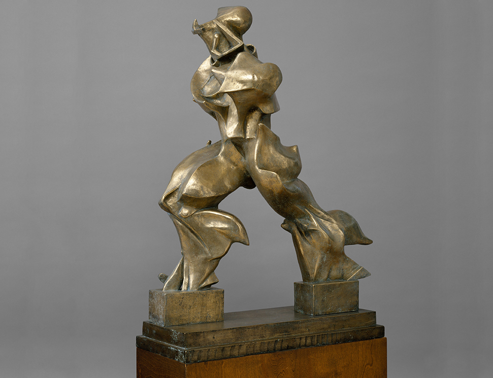 Umberto Boccioni, Forme uniche della continuità nello spazio (L’Homme en mouvement), 1913