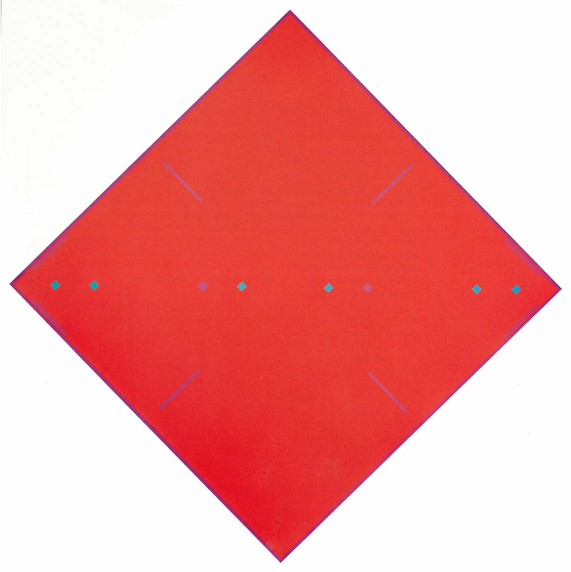 Art Canada Institute, Yves Gaucher, Square Dance, Red Modulations, 1965