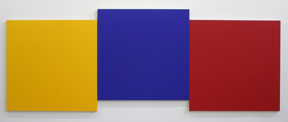 Art Canada Institute, Yves Gaucher, Yellow, Blue & Red IV, 1999