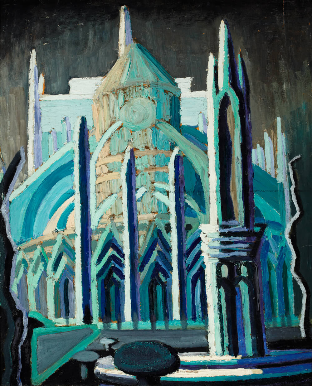 Art Canada Institute, Isabel McLaughlin, Study for l’Abside de Notre Dame, 1929