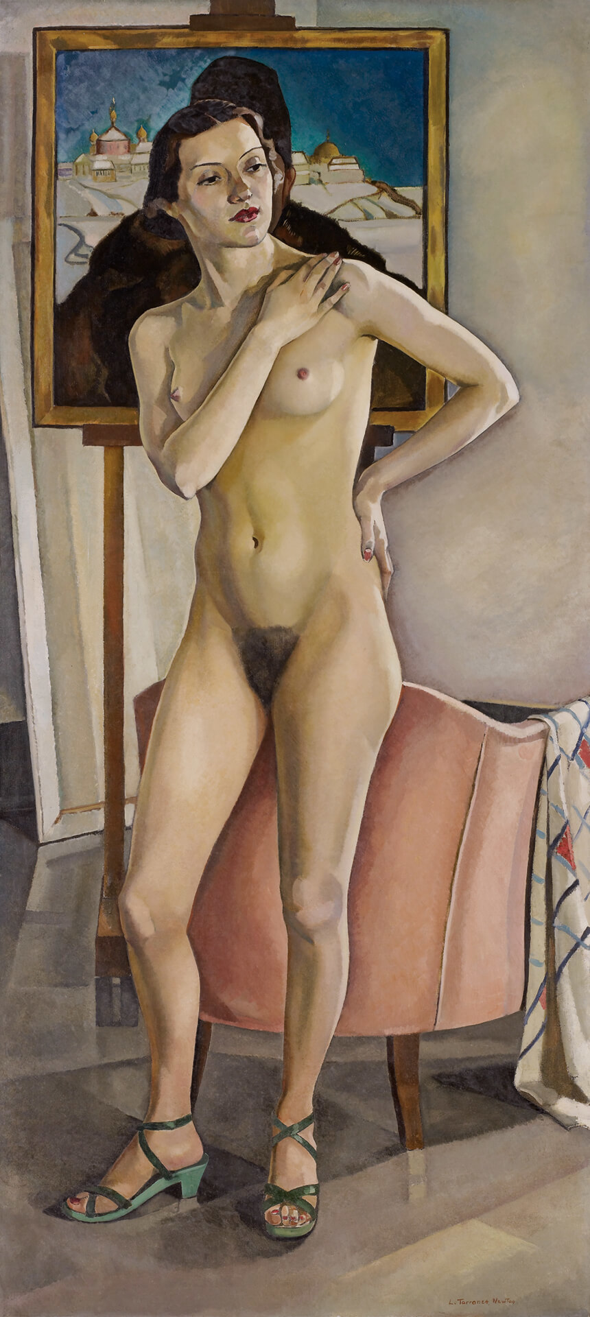 Art Canada Institute, Nude in a Studio, 1933, by Lilias Torrance Newton