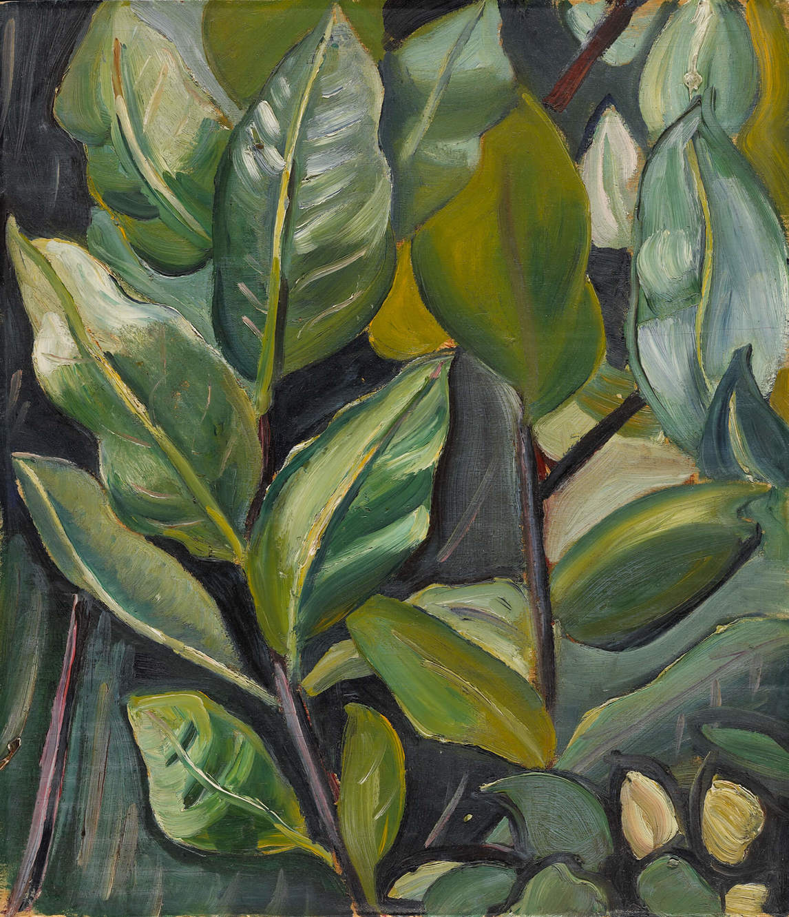 Art Canada Institute, Prudence Heward, Leaves (Study for Portrait of Barbara), c. 1933