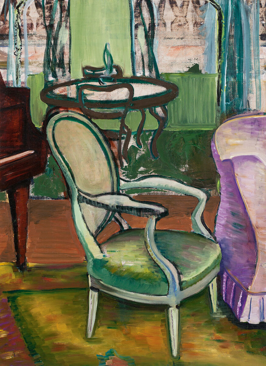 Art Canada Institute, Prudence Heward, Study of the Drawing Room of the Artist, c. 1940