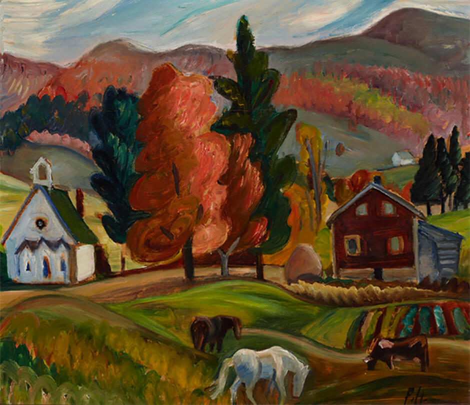 Art Canada Institute, Prudence Heward, The Glen, Knowlton, Quebec, 1941