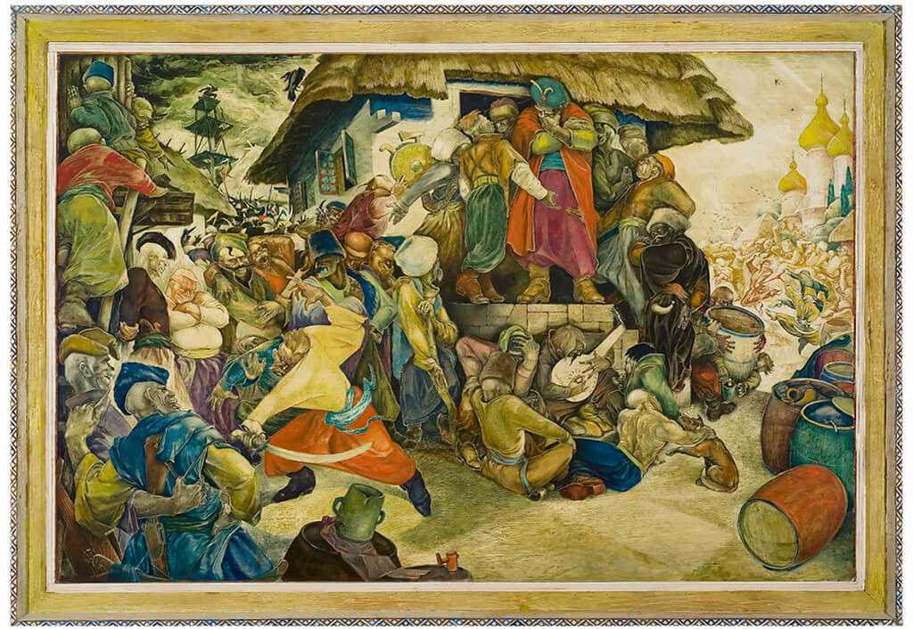 Art Canada Institute, William Kurelek, Zaporozhian Cossacks, 1952