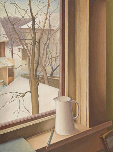 Lionel LeMoine FitzGerald, D’une fenêtre d’en haut, l’hiver, v.1950-1951