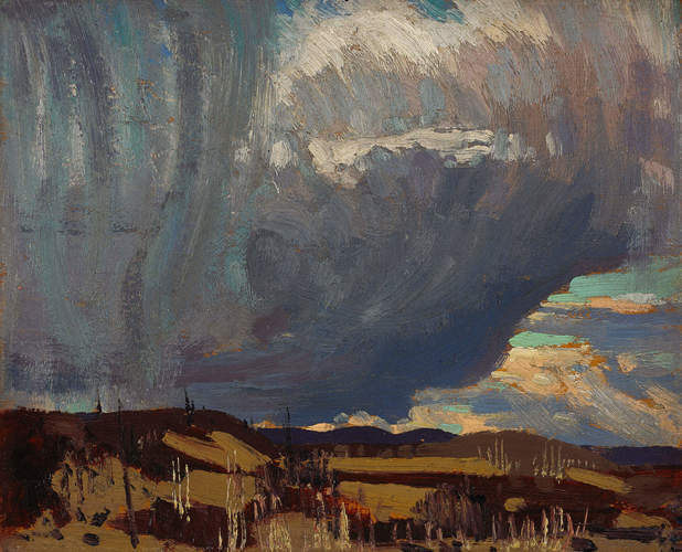 Art Canada Institute, Tom Thomson, Approaching Snowstorm, 1915