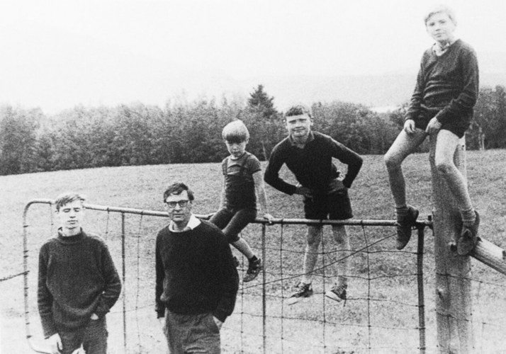 Paterson Ewen with his sons, c.mid-1960s