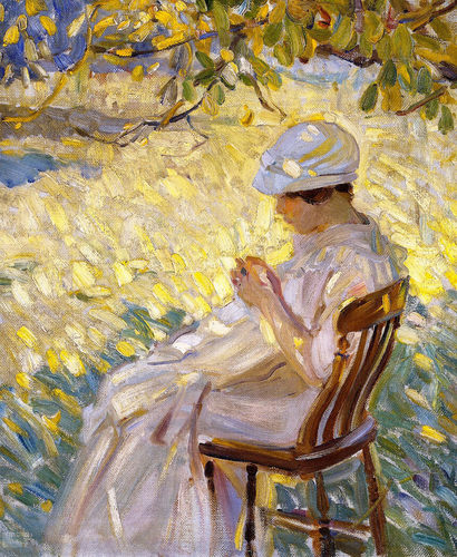 Helen McNicoll, Beneath the Trees, c.1910