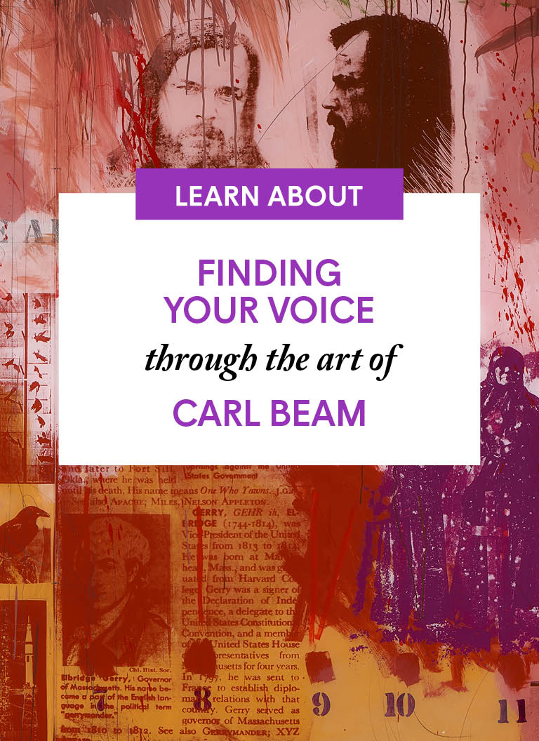 Finding Your Voice through the art of Carl Beam